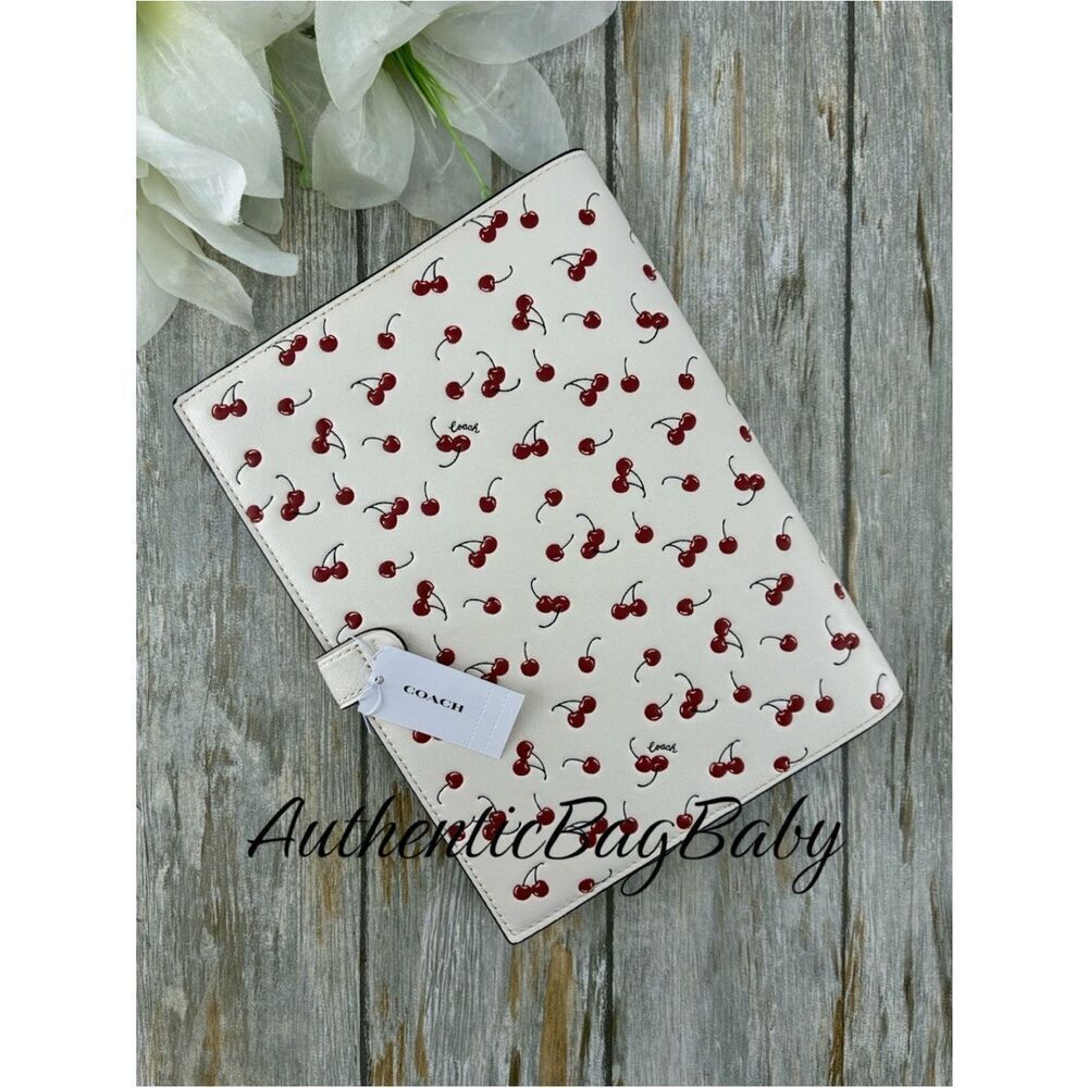 Coach Notebook With Cherry Print - Picture 5 of 7